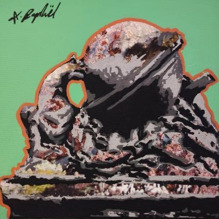 Painting 18h42 by André Raphaël | Painting Figurative Acrylic Portrait