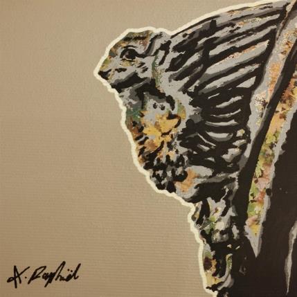 Peinture 11h22 par André Raphaël | Tableau Figuratif Acrylique Minimaliste, Portraits