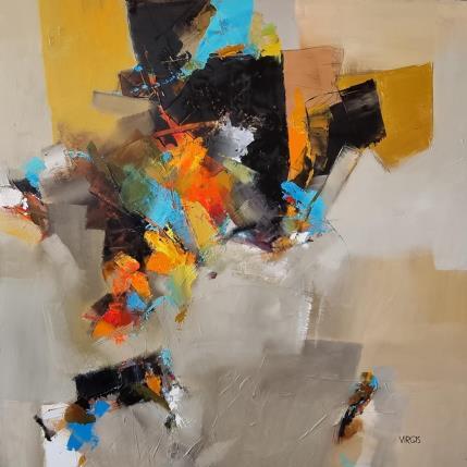 Peinture Small miracles par Virgis | Tableau Abstrait Huile Minimaliste