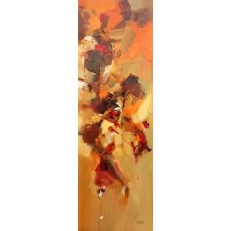 Peinture A spark of hope par Virgis | Tableau Abstrait Huile Paysages