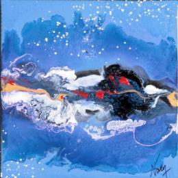 Painting C2625 by Naen | Painting Abstract Acrylic, Ink