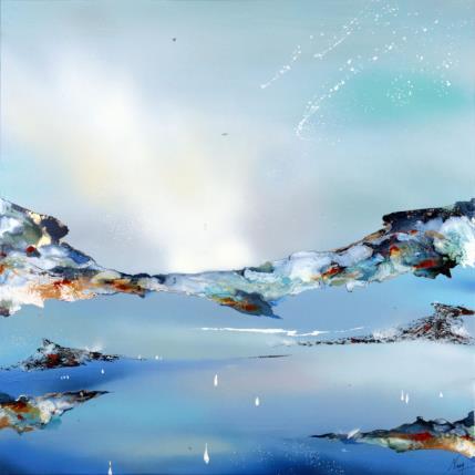 Peinture 816 par Naen | Tableau Abstrait Acrylique, Encre