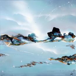 Peinture 820 par Naen | Tableau Abstrait Acrylique, Encre