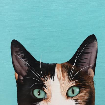Peinture SWEETIE par Milie Lairie | Tableau Réalisme Huile Animaux, Nature