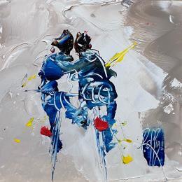 Painting Tendresse by Raffin Christian | Painting Figurative Oil Life style