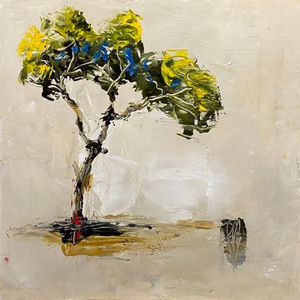 Painting Soleil  by Raffin Christian | Painting Figurative Oil Nature