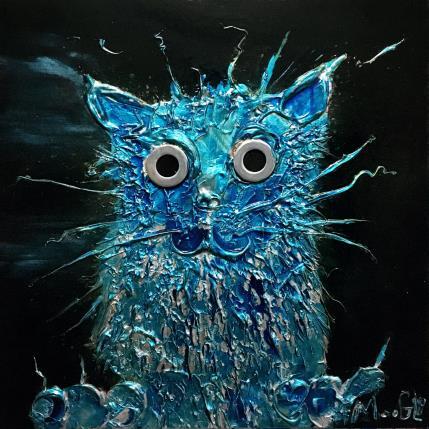 Peinture Virilus par Moogly | Tableau Art Singulier Acrylique, Carton, Pigments, Résine Animaux