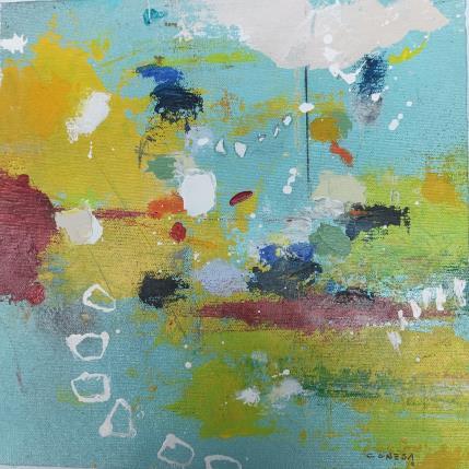 Peinture Pantano par Jiménez Conesa Francisco | Tableau Abstrait Acrylique, Fusain