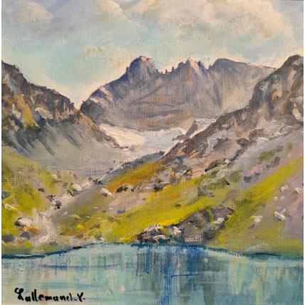 Gemälde Grand pic de Belledonne von Lallemand Yves | Gemälde Figurativ Acryl Pop-Ikonen, Urban