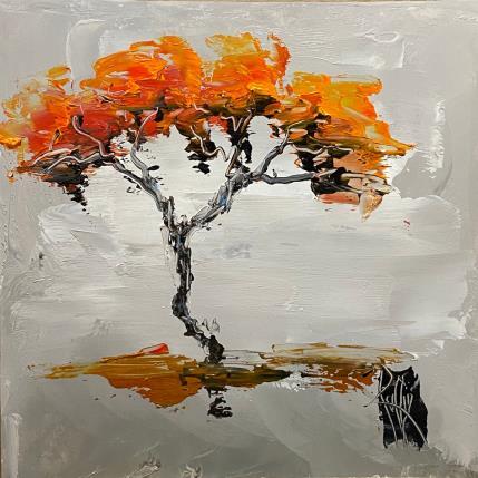 Painting Orangé by Raffin Christian | Painting Figurative Oil Landscapes