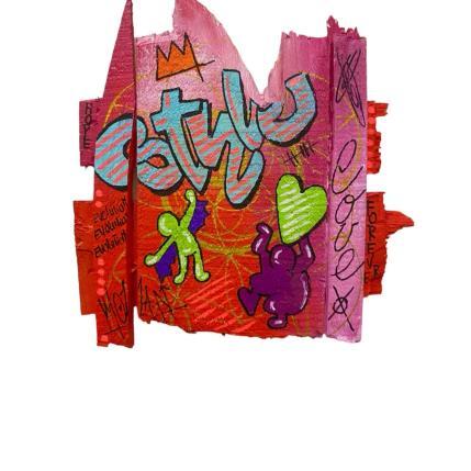 Peinture Style par Molla Nathalie  | Tableau Pop-art Acrylique, Bois, Posca Icones Pop