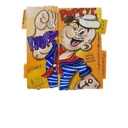 Peinture  Hope par Molla Nathalie  | Tableau Pop-art Acrylique, Bois, Posca Icones Pop