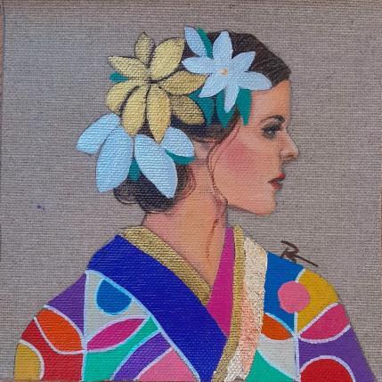 Peinture Rhea par Rosângela | Tableau Figuratif Acrylique Portraits