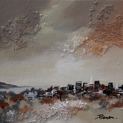 Peinture City 1 par Pienon Cyril | Tableau Figuratif Acrylique Paysages
