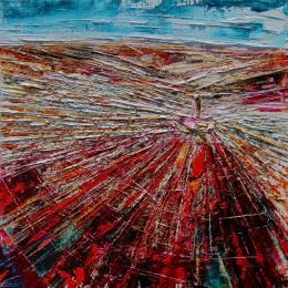 Painting Ghardaia by Reymond Pierre | Painting Figurative Oil Landscapes, Pop icons, Urban