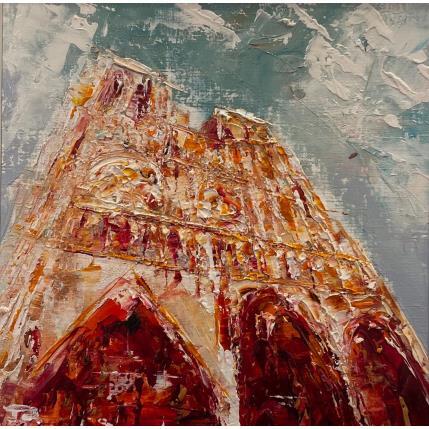 Peinture Notre dame de Paris par Reymond Pierre | Tableau Figuratif Huile Urbain