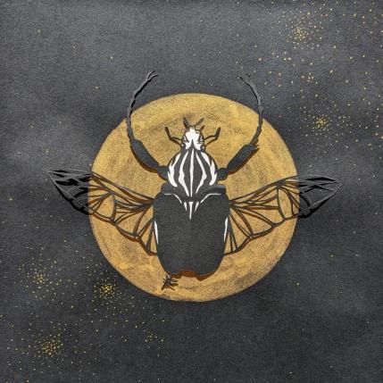 Peinture Insecte #2 par Atalanta Vanessa | Tableau  Carton, Papier Animaux, Nature