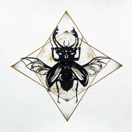 Peinture Cerf-volant par Atalanta Vanessa | Tableau  Carton, Papier Animaux, Nature