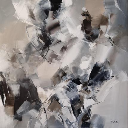 Peinture  The sound of time par Virgis | Tableau Abstrait Huile Minimaliste