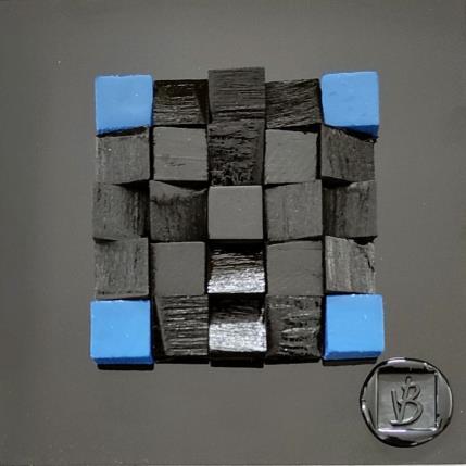 Pintura Calvi por Bauquel Véronique | Pintura Abstract Acrylic, Gluing, Wood Minimalist