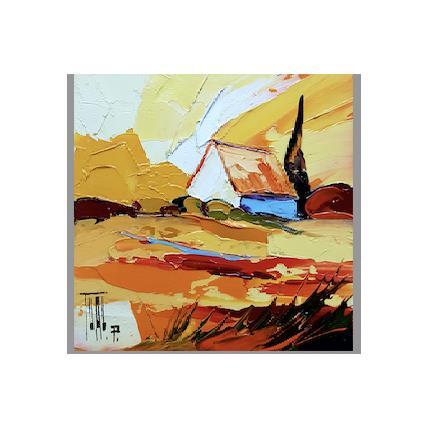 Peinture LA BERGERIE par Tual Pierrick | Tableau