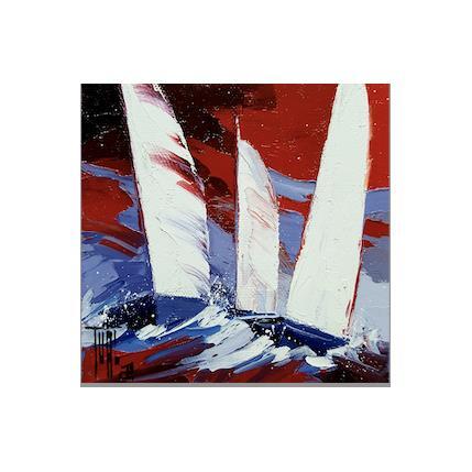 Peinture LES VOILIERS par Tual Pierrick | Tableau