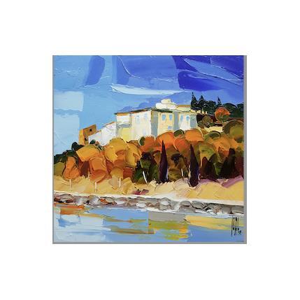 Peinture AU BORD DE L'EAU par Tual Pierrick | Tableau