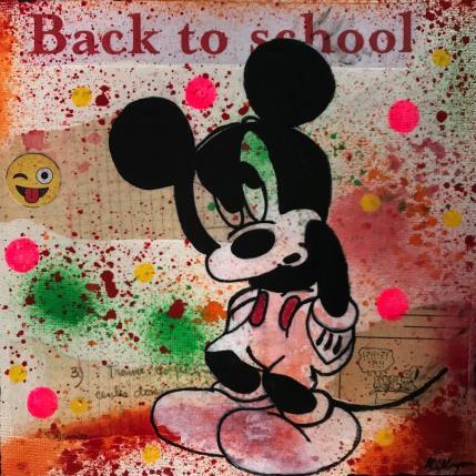 Peinture Mickey RRRRR par Kikayou | Tableau Pop-art Acrylique, Collage, Graffiti Icones Pop