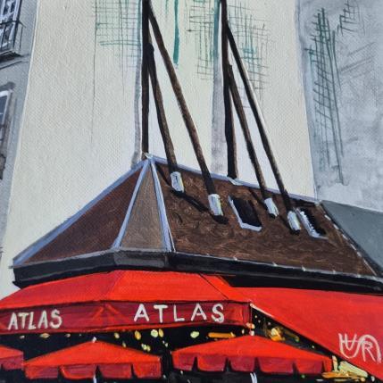 Peinture Atlas par Rasa | Tableau Réalisme Acrylique Urbain