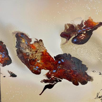 Peinture C2221 par Naen | Tableau Abstrait Acrylique, Encre