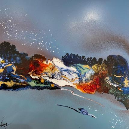 Peinture C2661 par Naen | Tableau Abstrait Acrylique, Encre