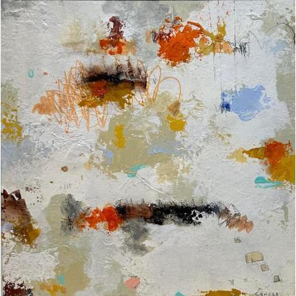 Painting Horizonte by Jiménez Conesa Francisco | Painting Abstract Acrylic, Charcoal