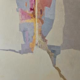 Painting L'art de vivre lentement by Tomàs | Painting Abstract Oil Life style, Urban