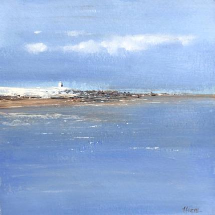 Peinture La jetée par Fièvre Véronique | Tableau Figuratif Acrylique Marine, Nature, Paysages