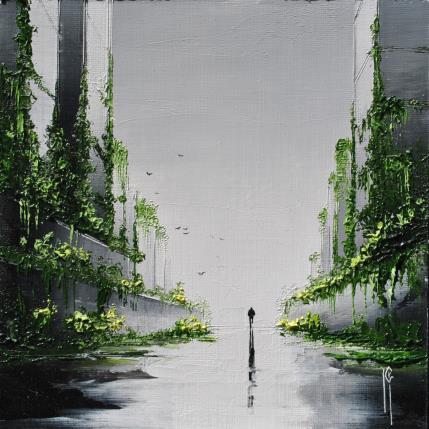 Peinture Dédale végétal par Galloro Maurizio | Tableau Figuratif Huile Urbain