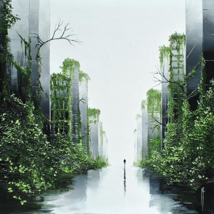 Peinture Elucubrations végétales par Galloro Maurizio | Tableau Figuratif Huile Urbain