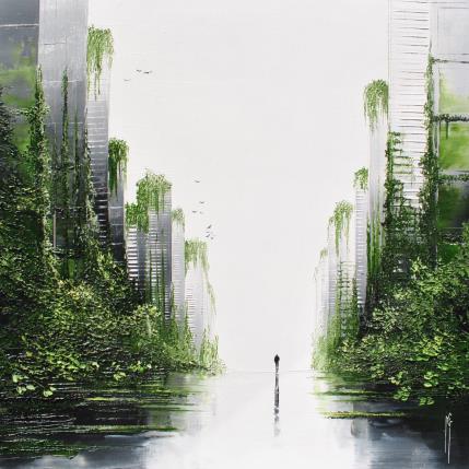 Painting Légende végétale by Galloro Maurizio | Painting Figurative Oil Urban