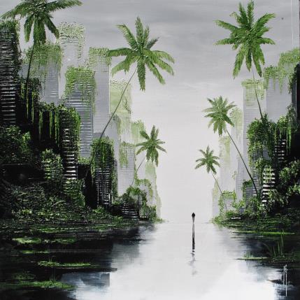 Peinture Les brumes de demain par Galloro Maurizio | Tableau Figuratif Huile Urbain