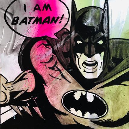 Peinture I’M BATMAN par Mestres Sergi | Tableau Pop-art Acrylique, Graffiti Icones Pop