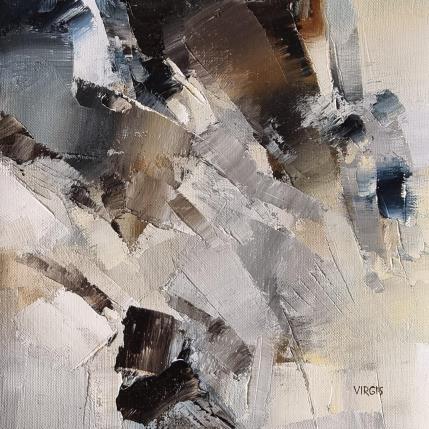 Painting Mist flows by Virgis | Painting Abstract Oil Minimalist