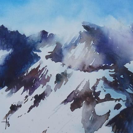 Peinture Hauts sommets par Abbatucci Violaine | Tableau Figuratif Aquarelle