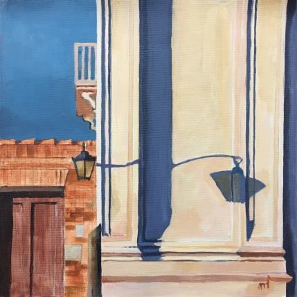 Peinture L’ombre par Laplane Marion | Tableau Figuratif Huile Urbain