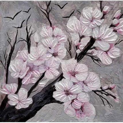 Peinture Nippon par Geiry | Tableau Matiérisme Acrylique, Pigments, Poudre de marbre Nature
