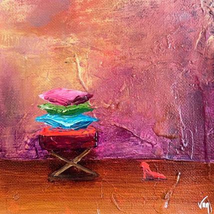 Gemälde Red Shoe von Vinnie | Gemälde Figurativ Öl