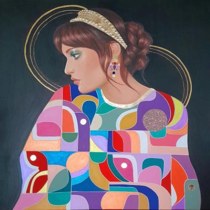 Peinture Freya par Rosângela | Tableau Figuratif Acrylique Portraits