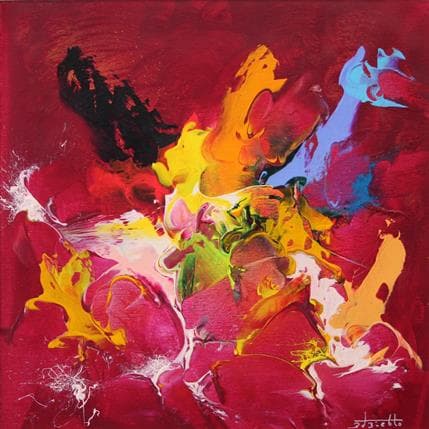 Peinture 17.05.66 par Zdzieblo Thierry | Tableau Abstrait Acrylique Minimaliste