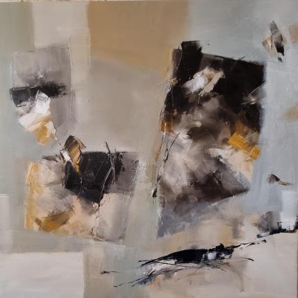 Painting Strange situation by Virgis | Painting Abstract Oil Minimalist