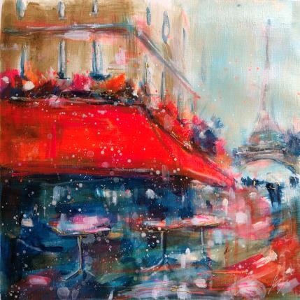 Peinture Café Florian  par Solveiga | Tableau  Acrylique
