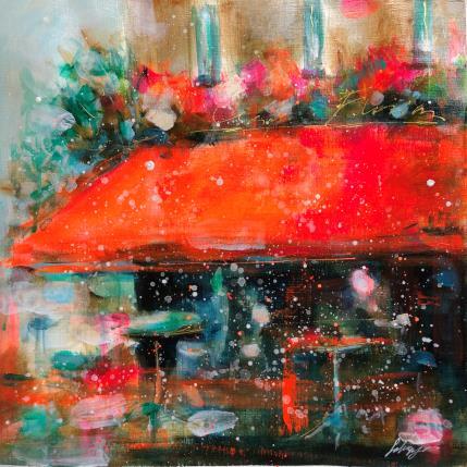 Peinture Café Flandres  par Solveiga | Tableau  Acrylique