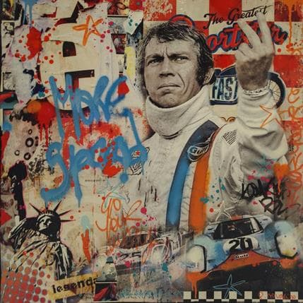 Peinture More Speed par Novarino Fabien | Tableau Pop-art Icones Pop